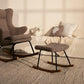Quax Hocker Rocker Rocking Footstool - De Luxe - Teddy/Bison