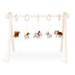 Quax Wooden Baby Gym with Doggy Toys