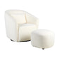 Quax Gomi Swivel & Gliding Nursing Chair - Cream