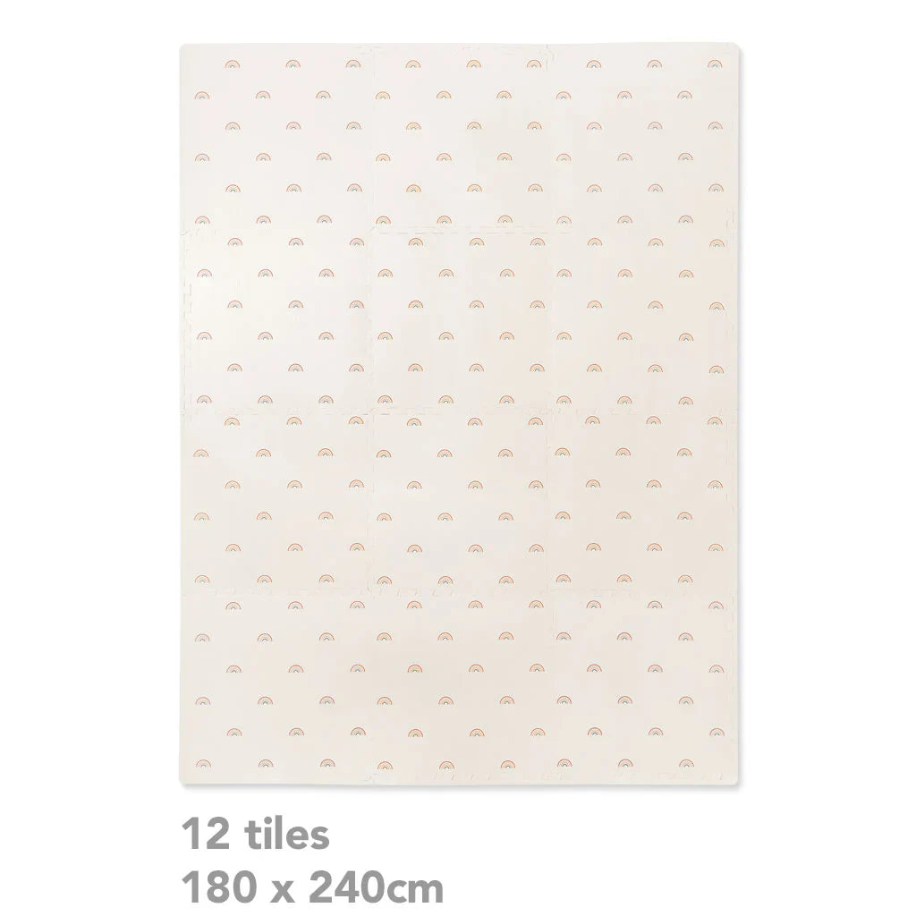 gus + beau Rainbow Foam Playmat Set - Cream