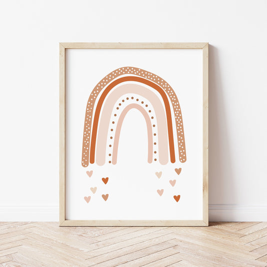 The Little Jones Rainbow Love Print - Boho