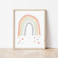 The Little Jones Rainbow Love Print - Peaches