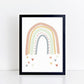 The Little Jones Rainbow Love Print - Peaches