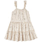 Rylee + Cru Vegetable Garden Children's Tiered Dress - Natural
