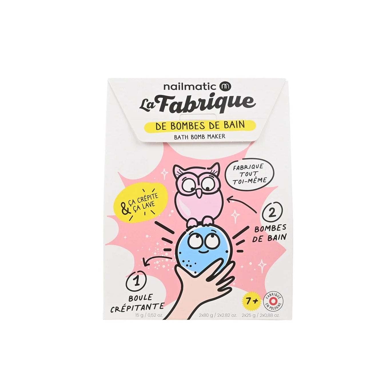 Nailmatic Crackling Bath Bomb Maker Kit