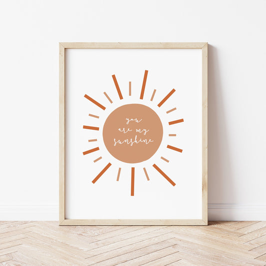 The Little Jones You Are My Sunshine Print - Toffee