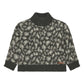 Tocoto Vintage Leopard Print Knitted Sweater - Grey