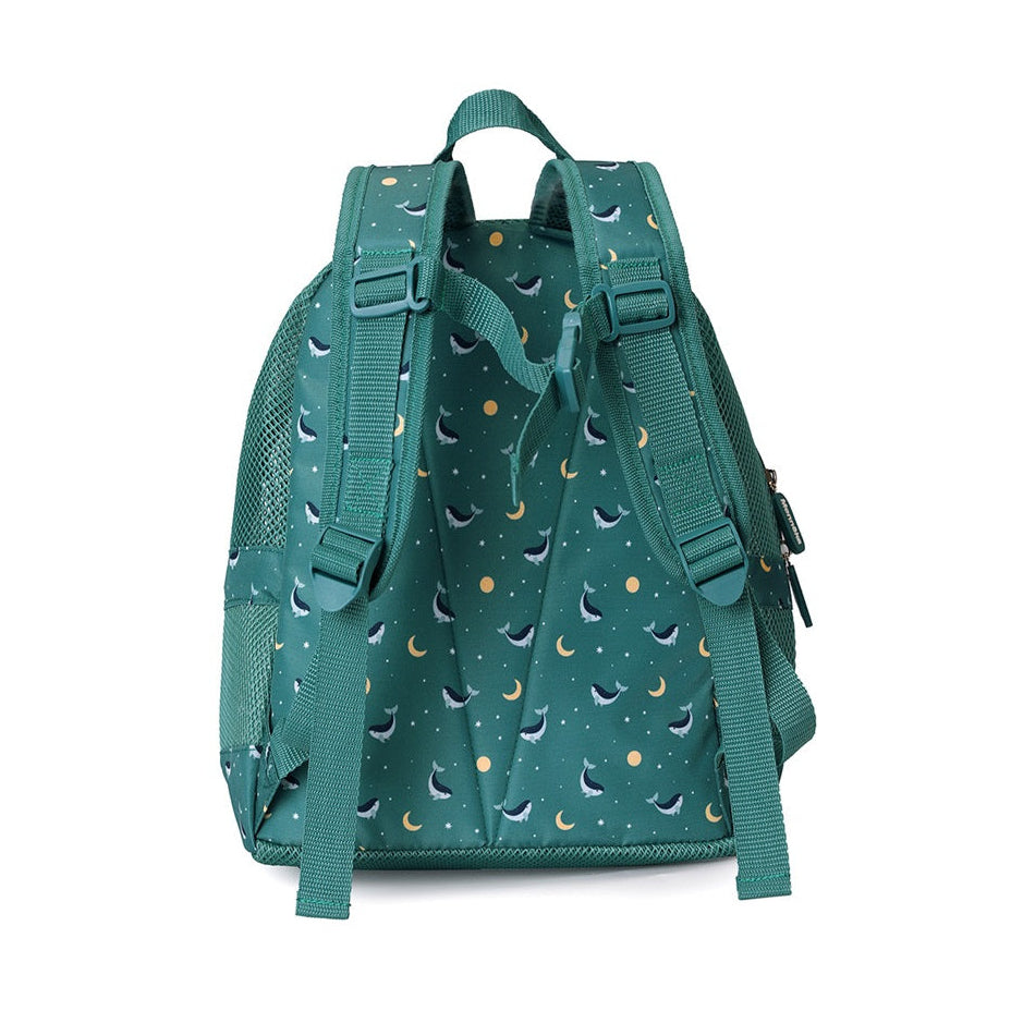 Monnëka Children's Sand-Free Backpack - Teal Whale
