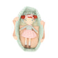Monnëka Doll Carry Basket - Sage Stripes
