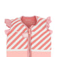 Monnëka Children's Floatation Swim Vest - Stripes Bloom & Blush (2-6 yrs)