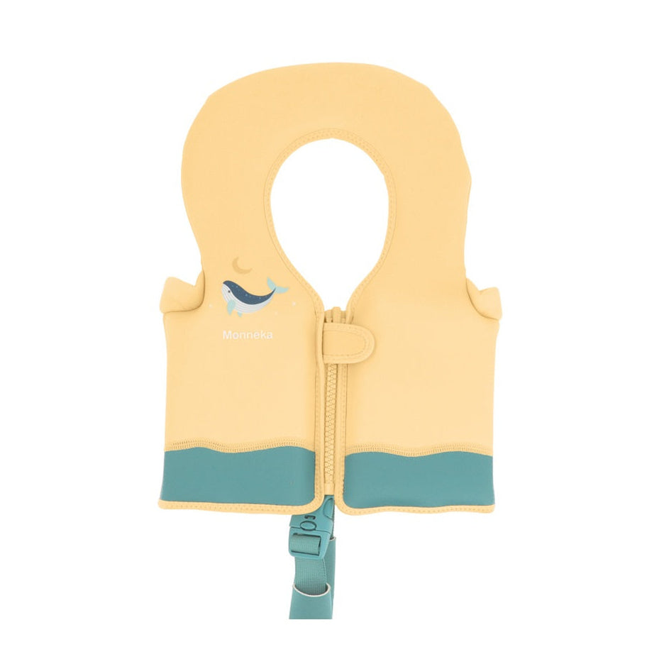 Monnëka Children's Floatation Swim Vest - Teal Whale (1-2 yrs)