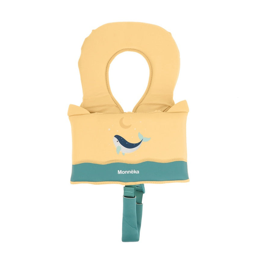 Monnëka Children's Floatation Swim Vest - Teal Whale (1-2 yrs)