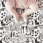 Wee Gallery Organic Sensory Muslin Swaddle - Nordic