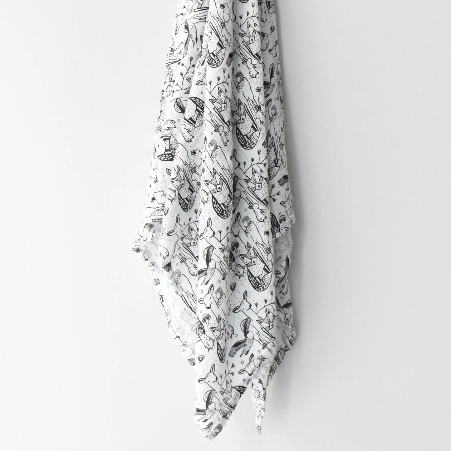 Wee Gallery Organic Sensory Muslin Swaddle - Forest