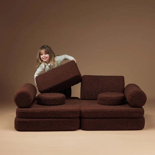 Wigiwama Modular Play Sofa - Warm Hazel