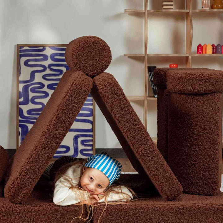 Wigiwama Modular Play Sofa - Warm Hazel