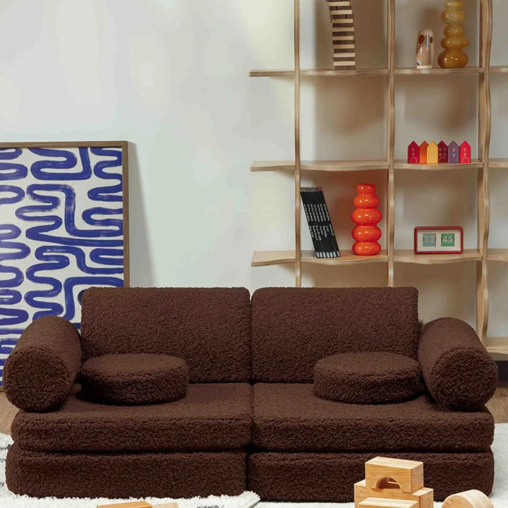 Wigiwama Modular Play Sofa - Warm Hazel