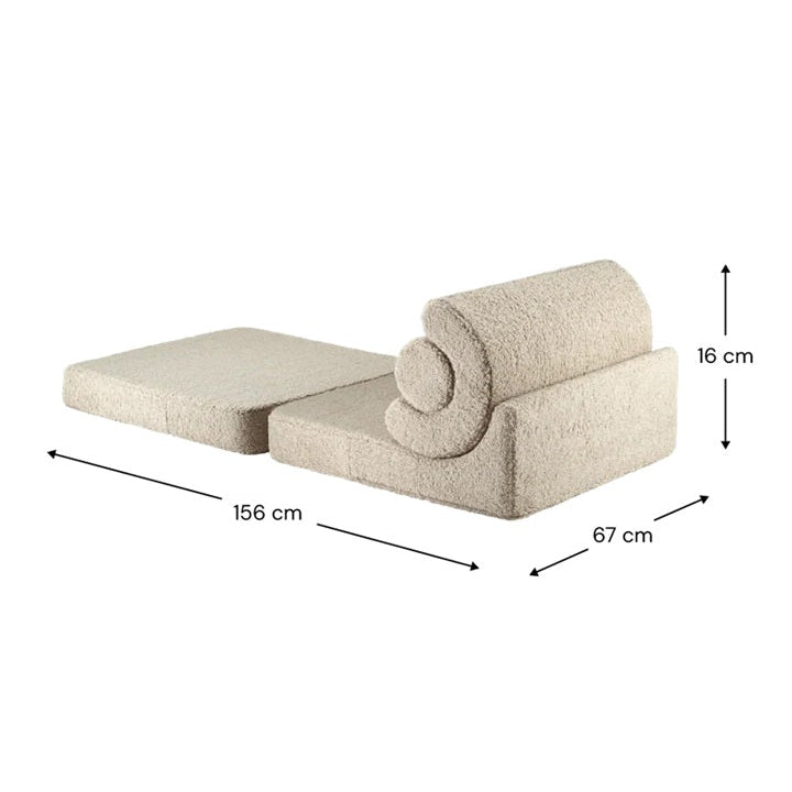 Wigiwama Flipster Chair - Biscuit