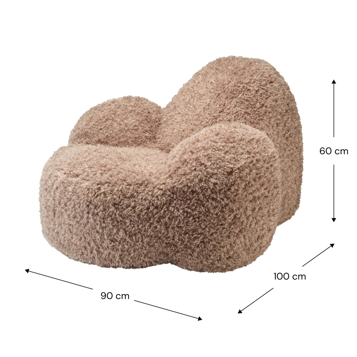 Wigiwama Momo Chair - Yeti Truffle