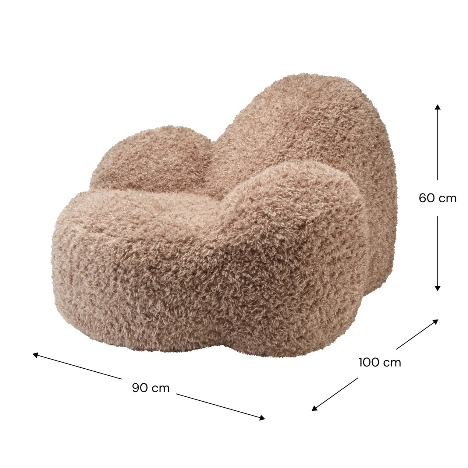 Wigiwama Momo Chair - Yeti Truffle