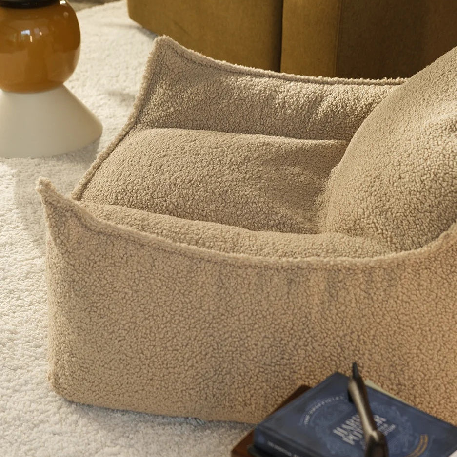 Wigiwama Club Teen Beanbag Chair - Biscuit