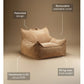 Wigiwama Club Teen Beanbag Chair - Corduroy Toffee