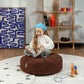 Wigiwama Round Ottoman - Warm Hazel