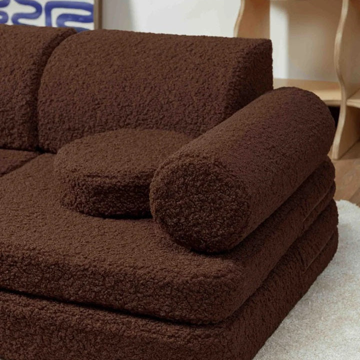 Wigiwama Modular Play Sofa - Warm Hazel