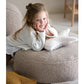 Wigiwama Bear Beanbag & Ottoman Set - Biscuit
