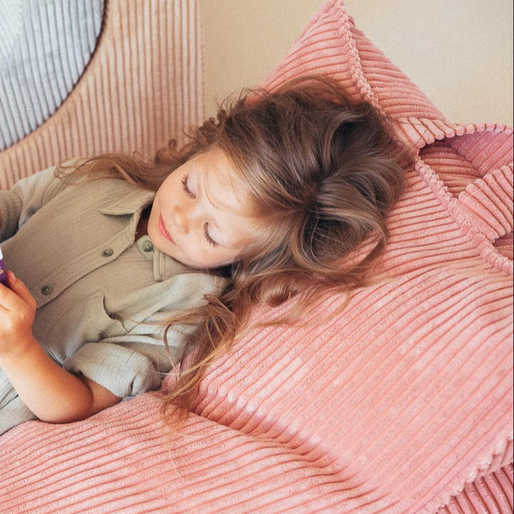 Wigiwama Beanbag Chair - Corduroy Pink Mousse