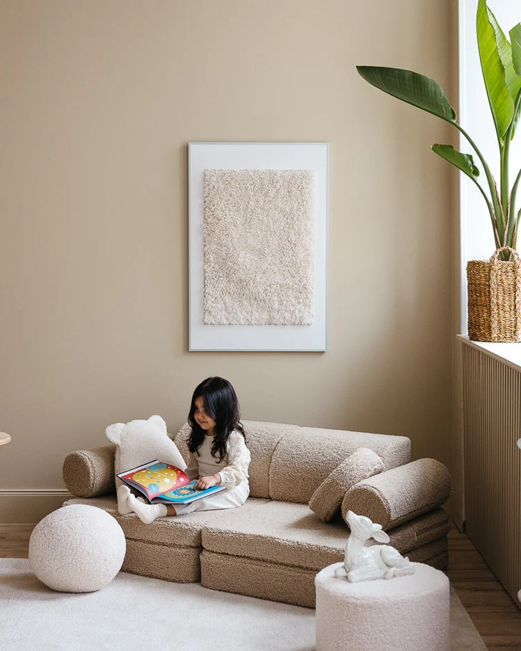 Wigiwama Modular Play Sofa - Biscuit