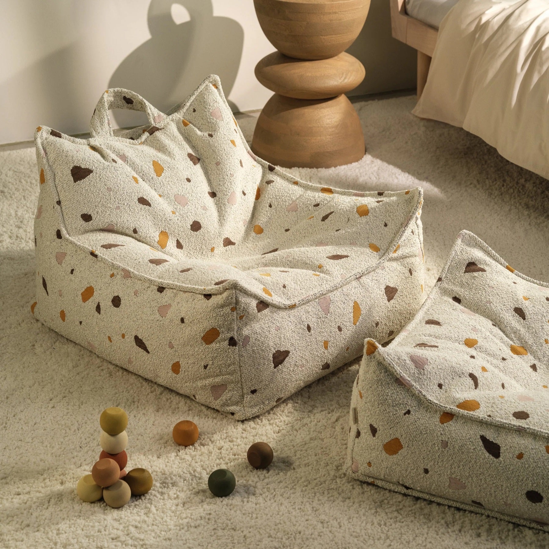 Wigiwama Beanbag Chair - Terrazzo Marble