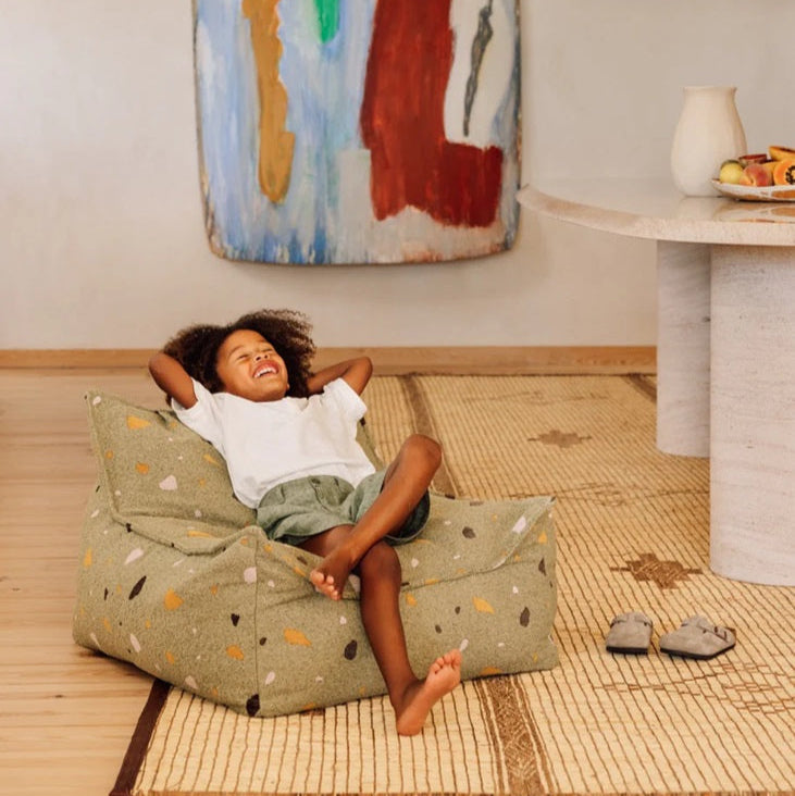 Wigiwama Beanbag Chair - Terrazzo Moss