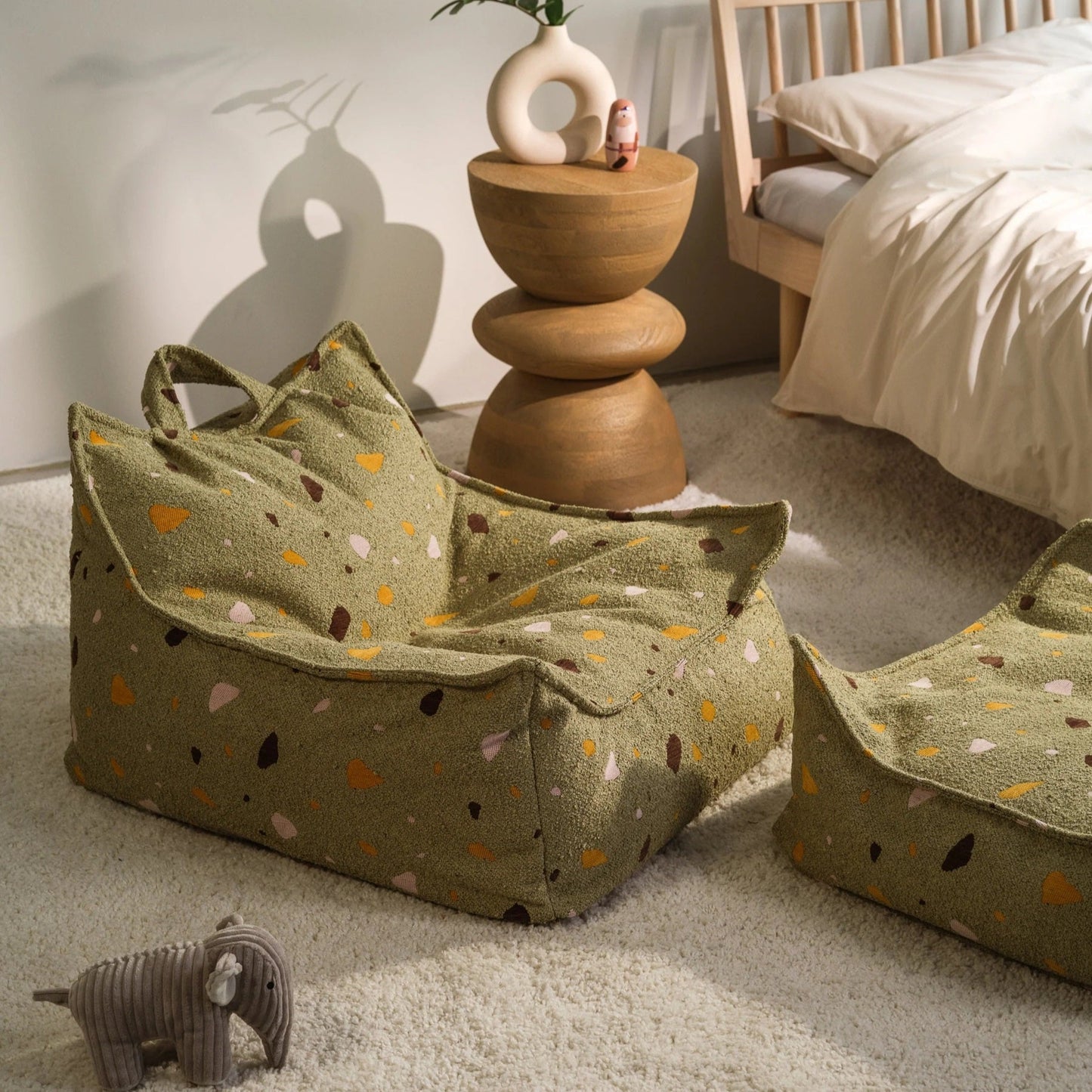 Wigiwama Beanbag Chair - Terrazzo Moss
