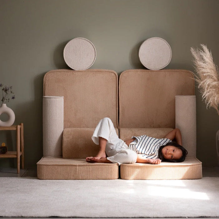 Wigiwama Settee - Corduroy Brown Sugar
