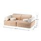Wigiwama Settee - Corduroy Brown Sugar