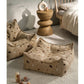 Wigiwama Beanbag Chair & Ottoman Set - Terrazzo Sand