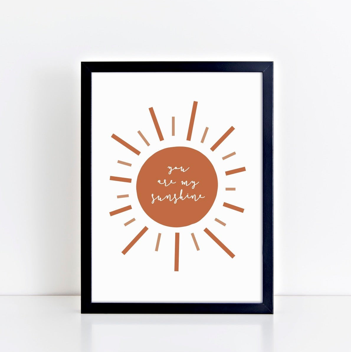 The Little Jones You Are My Sunshine Print - Burnt Orange