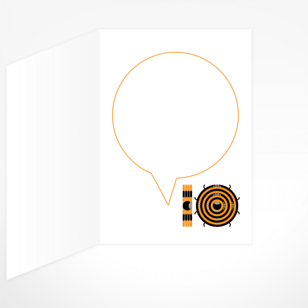 I Am Ten (Tarantulas) Greeting Card By The Jam Tart