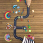 Waytoplay Rubber Toy Car Track Set - Expressway - 16 Pieces
