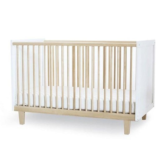 Oeuf NYC Rhea Cot Bed - White & Birch