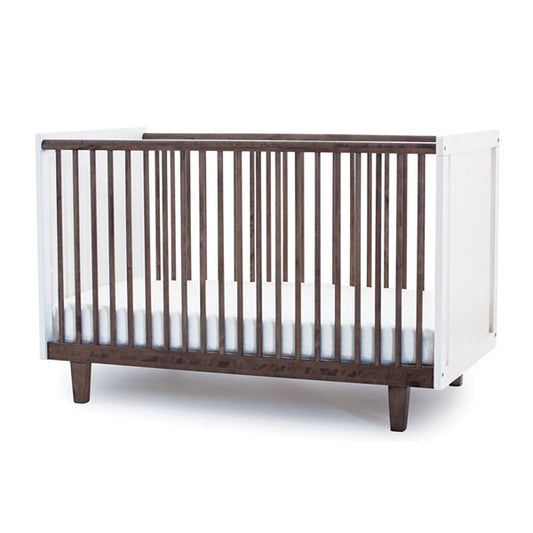 Oeuf NYC Rhea Cot Bed - White & Walnut