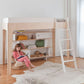 Oeuf NYC Perch Loft Bed - White & Birch