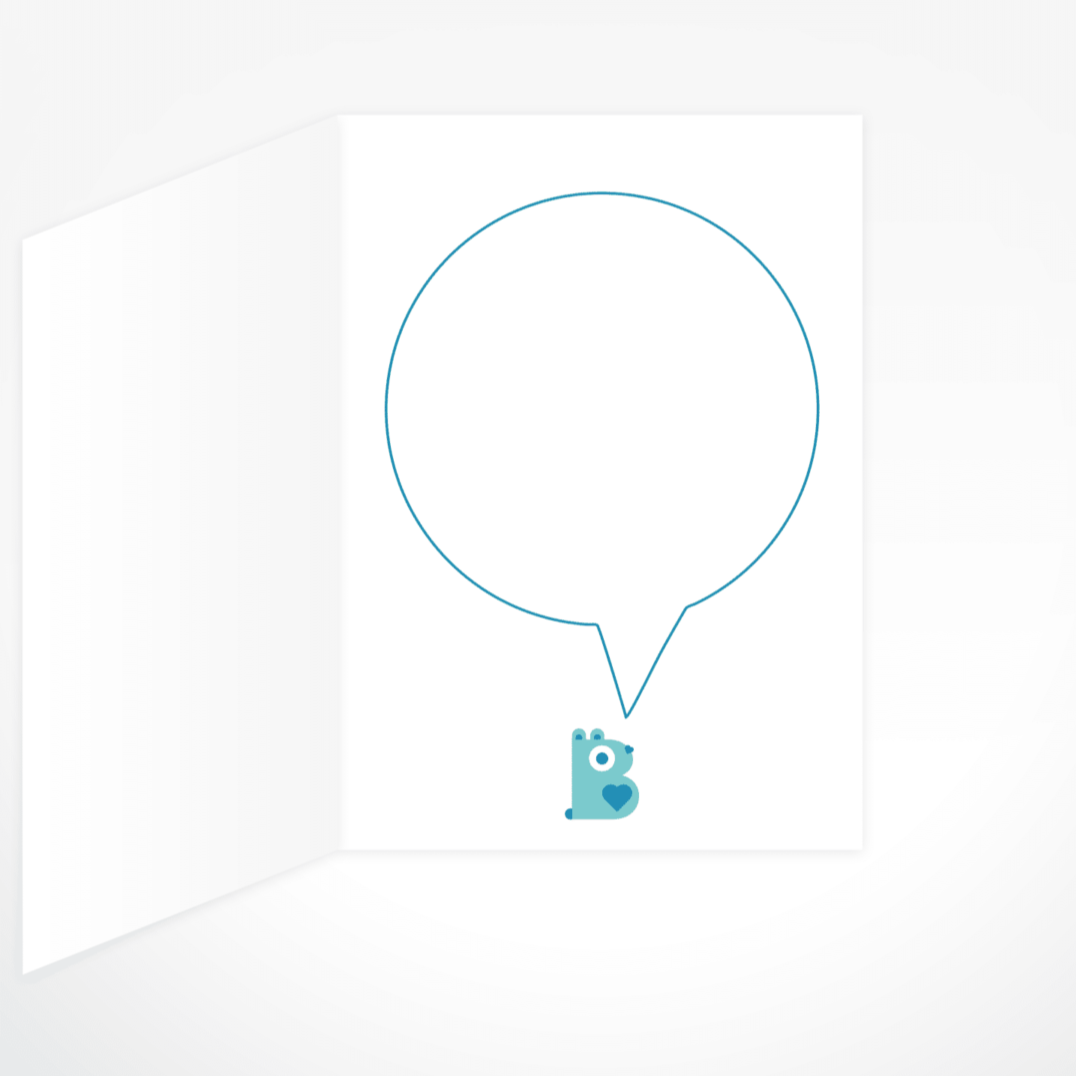 Dada Bear Greeting Card By The Jam Tart