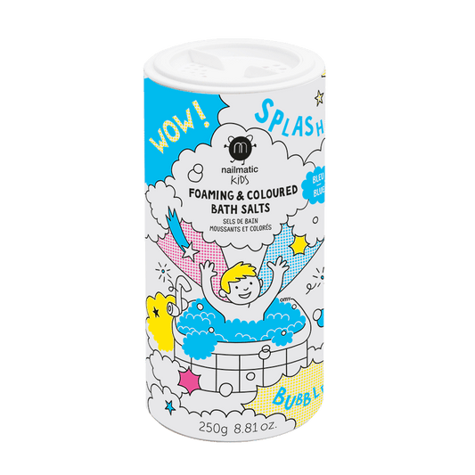 Nailmatic Foaming Bath Salts Tube - Blue