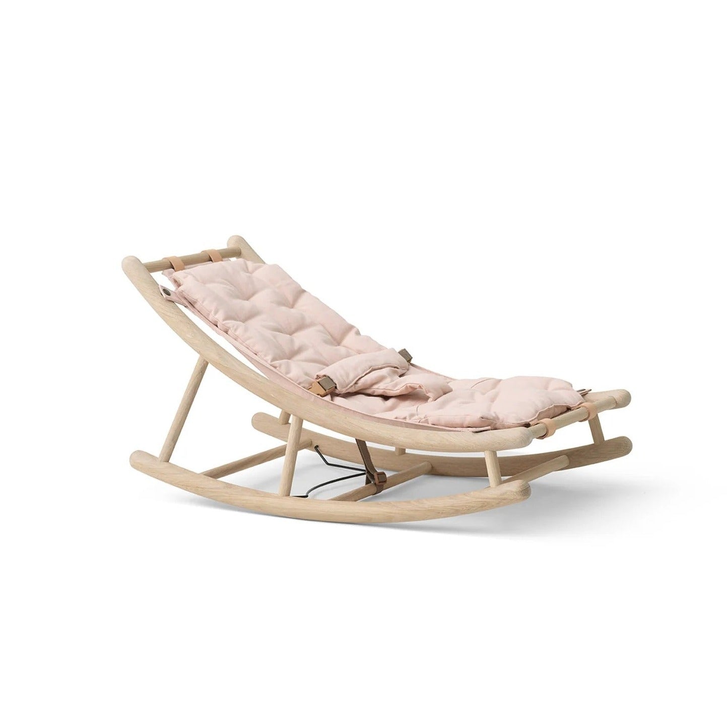 Oliver Furniture Wood Baby & Toddler Rocker - Oak/Rose