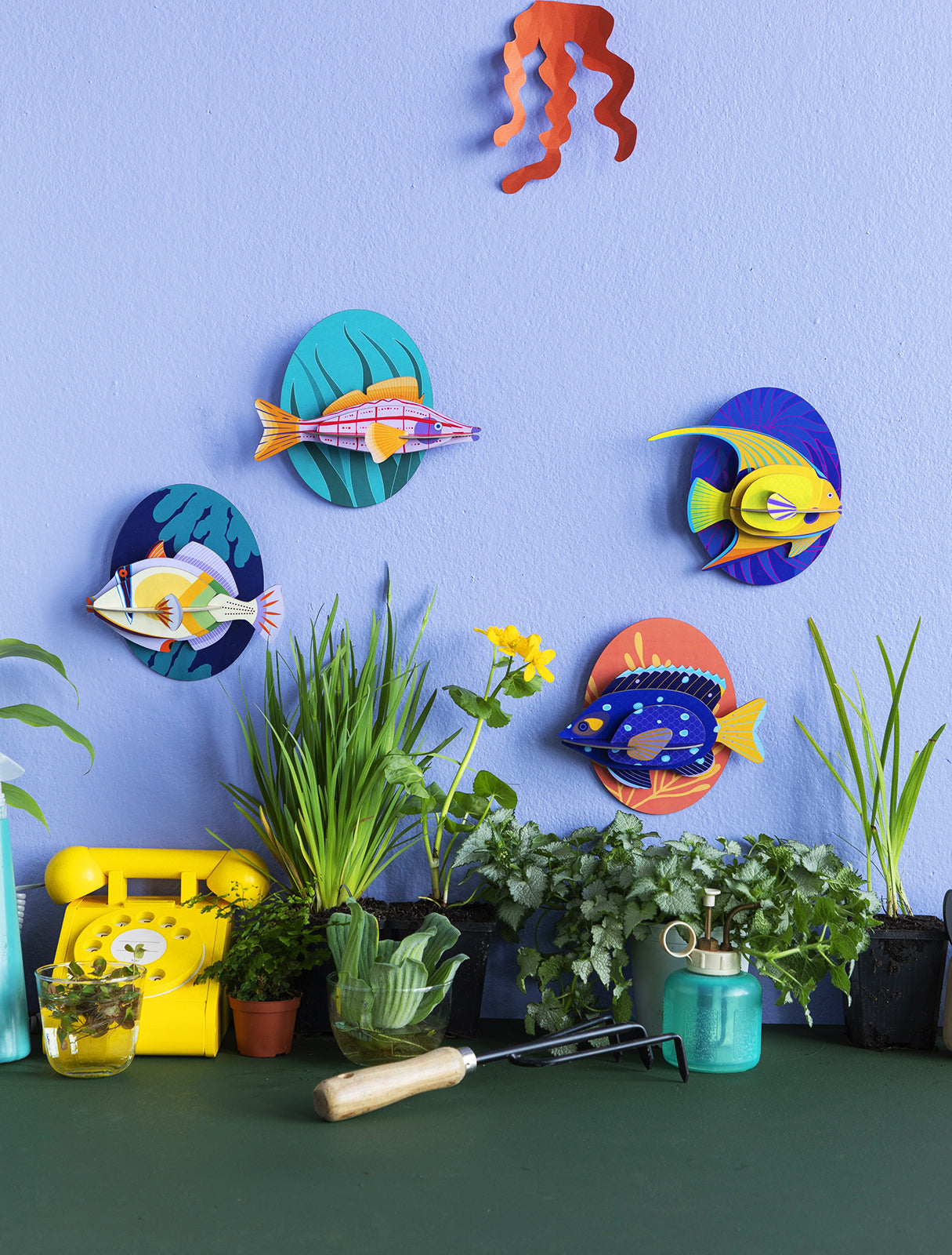 Studio Roof 3D Model Wall Decor - Jewel Damselfish