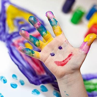 Newclay Kid's Finger Paint 100ml Pot - Dark Green | Soren's House
