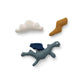Liewood Carson Knitted Bell Teddies - Dragon Multi Mix