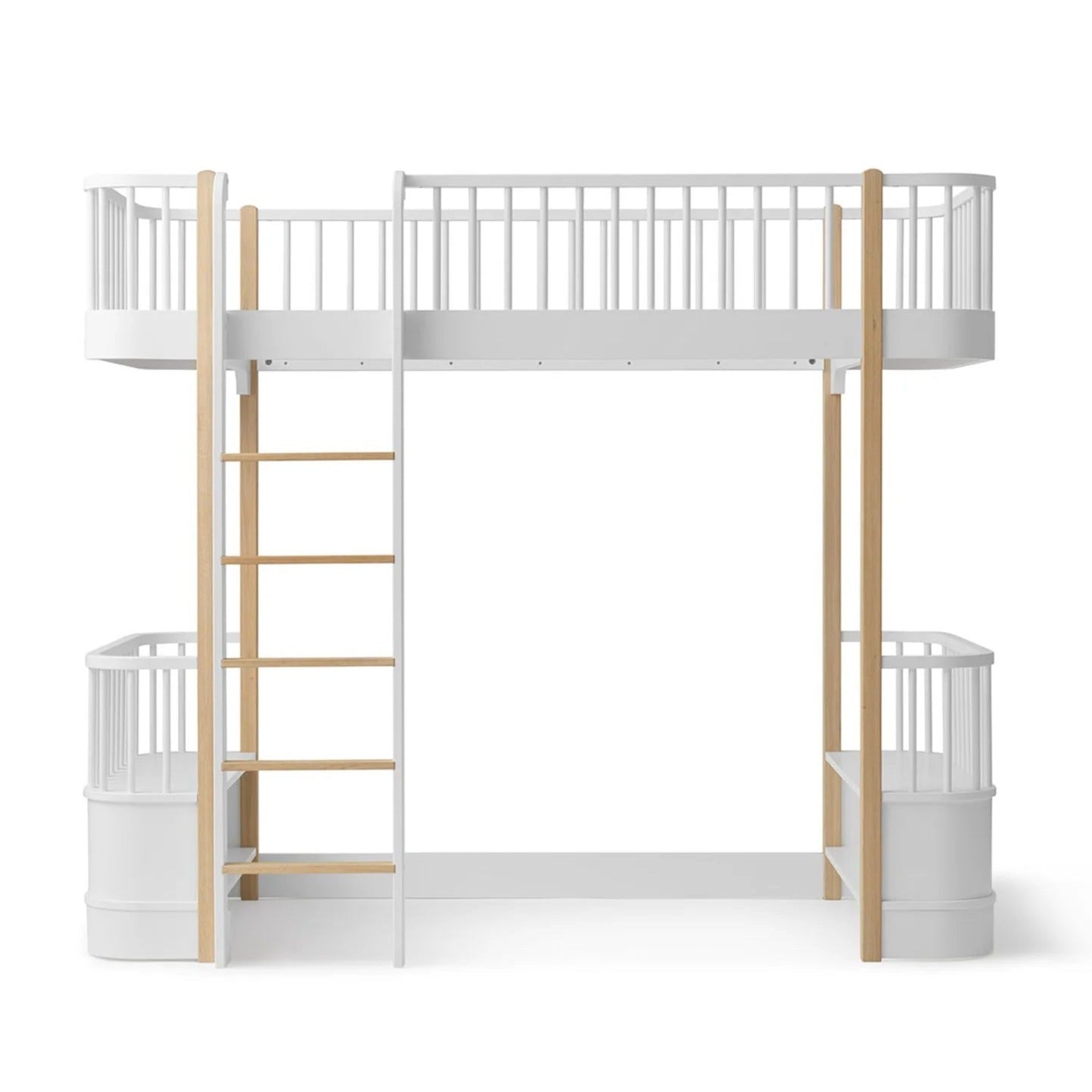 Oliver Furniture Wood Original Loft Bed - White/Oak